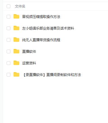 左小姐-直播带货俱乐部十三行、无人直播，全套教程附：工具、文档、话术资料-搞钱帮