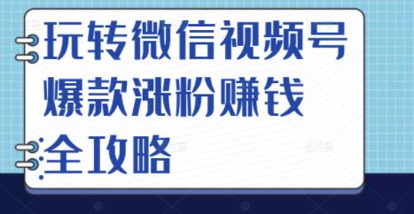 玩转微信视频号爆款涨粉赚钱全攻略，让你快速抓住流量风口，收获红利财富-搞钱帮
