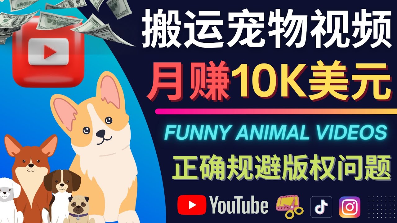 搬运TIKTOK视频到YouTube，并进行二次创作，月赚1万美元以上-搞钱帮