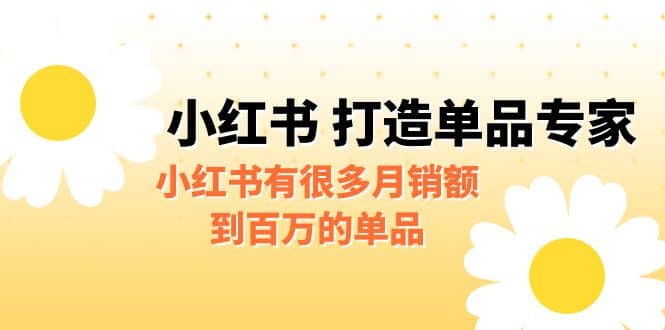 某公众号付费文章《小红书 打造单品专家》小红书有很多月销额到百万的单品-搞钱帮
